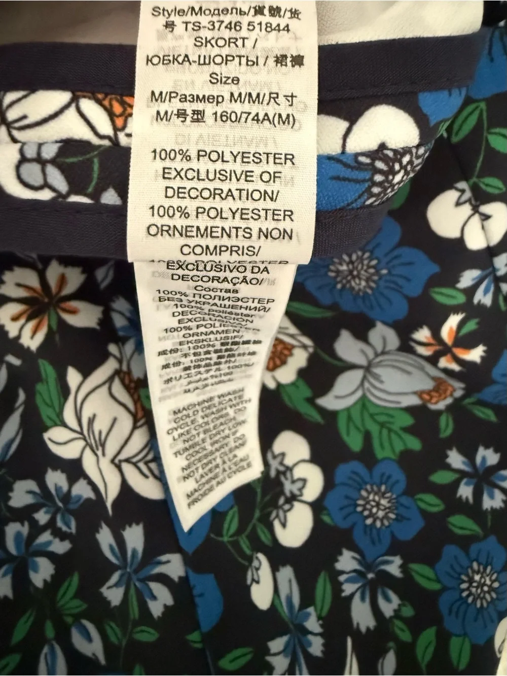 Tory Burch Tory Sport Floral Wrap Front Skort Size Medium